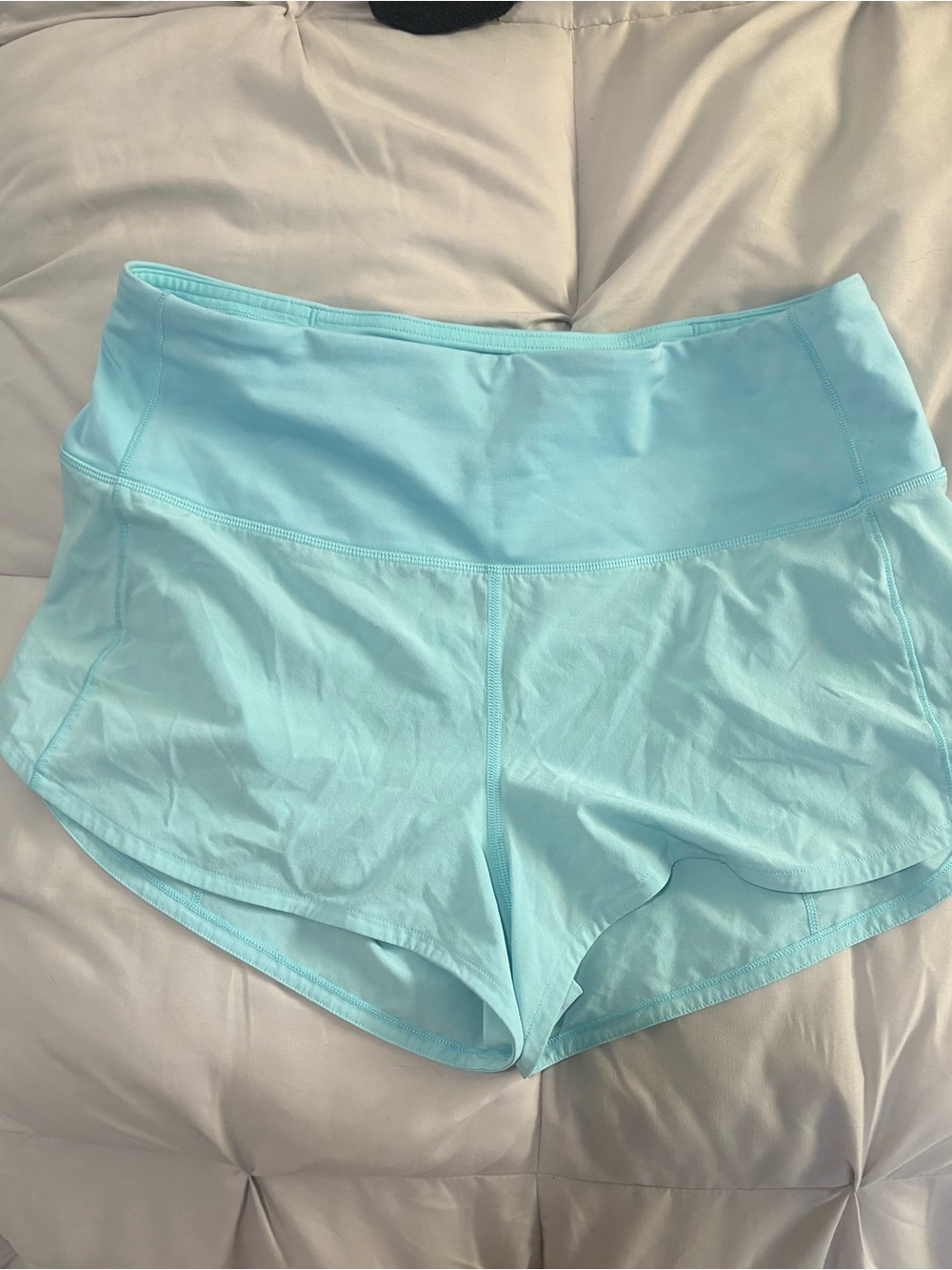 lululemon athletica Light Blue Athletic Shorts